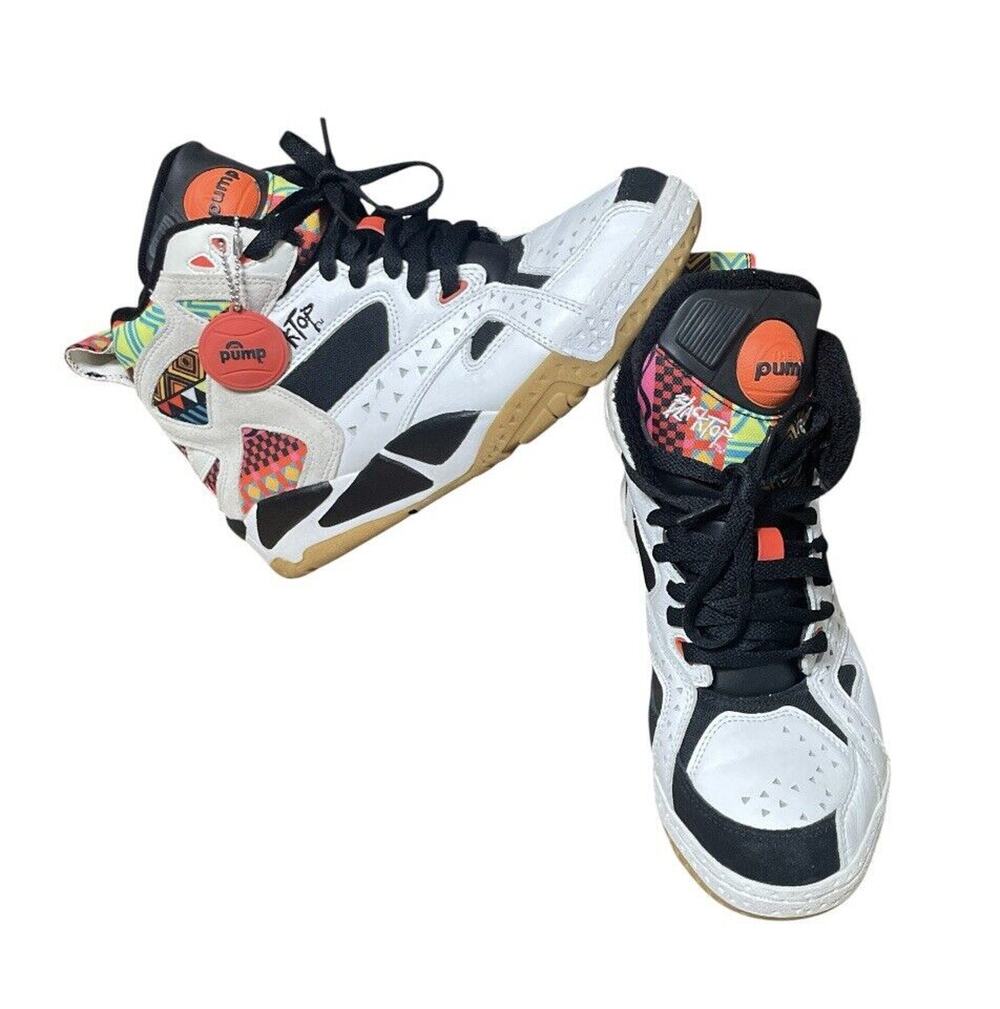 Reebok Shoes Mens Size 8 Blacktop Battleground Pump Aztec M43284 Omni MINT